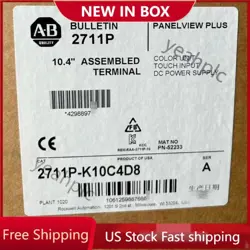 NEW ALLEN BRADLEY 2711P-K10C4D8 PANELVIEW PLUS FACTORY SEALED 2711P-K10C4D8