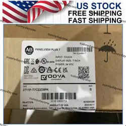 1PC ALLEN BRADLEY PANEL VIEW PLUS 7 HMI 2711P-T7C22D9PK FREE SHIPPING