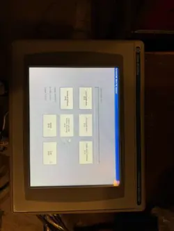 ALLEN BRADLEY 2711P-RDT12C SER. A PANELVIEW PLUS 1250 COLOR TOUCH DISPLAY MODULE