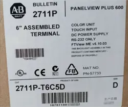 ALLEN-BRADLEY 2711P-T6C5D PANELVIEW PLUS 600 FACTORY