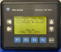 ALLEN BRADLEY 2711-M3A18L1 SERIES A REV C PANELVIEW 300 MICRO RS-232 FRN 4.41
