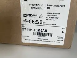 SEALED ALLEN BRADLEY 2711P-T6M5A8 PANELVIEW PLUS 600