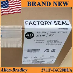 NEW ALLEN BRADLEY 2711P-T6C20D8 /A PANELVIEW PLUS 6 600 COLOR/TOUCH/TERMINAL