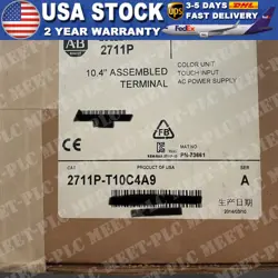 NEW ALLEN BRADLEY 2711P-T10C4A9 /A PANELVIEW PLUS 6 1000 TOUCH ENET/RS232 512MB