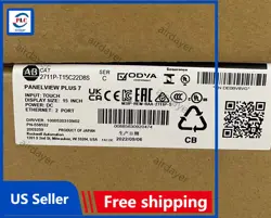 1PCS NEW ALLEN BRADLEY 2711P-T15C22D8S HMI PANELVIEW PLUS 7 TOUCHSCREEN AB US