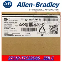 NEW SEALED ALLEN BRADLEY 2711P-T7C22D8S PNLVIEW PLUS 7 CATALOG 2711P-T7C22D8S