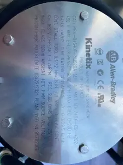 MPS-B4540F-MJ52DA STAINLESS WASH DOWN ALLENBRADLEY KINETIX SERVO. 480V