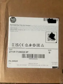 NEW 2023 ALLEN-BRADLEY AB 2711P-T12W22D9P /B PANELVIEW PLUS 7 COLOR TOUCH 12