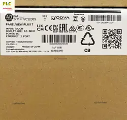 ALLEN BRADLEY 2711P-T7C22D8S SER C PANELVIEW PLUS 7 STANDARD 7 TERMINAL SEALED