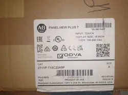 ALLEN-BRADLEY 2711P-T15C22A9P PANELVIEW PLUS 7 GRAPHIC TERMINAL 2711P-T15C22A9P