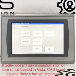 ALLEN BRADLEY 2711P-T9W22A9P PANELVIEW PLUS 7 9