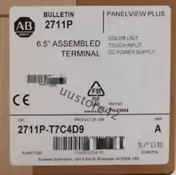 SEALED ALLEN BRADLEY 2711P-T7C4D9 700 PANELVIEW SERIES A PLUS W/ MODULE