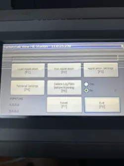 FUNCTIONS- USED ALLEN BRADLEY 2711P-T4W21D8S PANELVIEW PLUS 7 LINES ACROSS. WORK