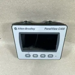 TESTED!  ALLEN-BRADLEY 2711C-T4T / SER.A PANELVIEW C400 HMI (L449)