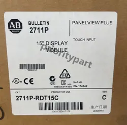 ALLEN BRADLEY DISPLAY MODULE 2711P-RDT15C / C HMI PANELVIEW PLUS 1500 TOUCH
