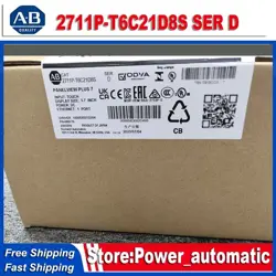 NEW ALLEN-BRADLEY 2711P-T6C21D8S SER D HMI PANELVIEW PLUS 7 STANDARD 6 TERMINAL