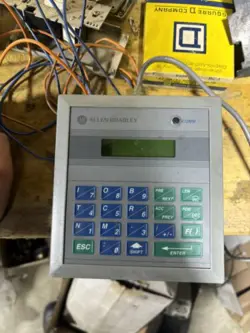 1747-DTAM-E D ALLEN BRADLEY PLC HMI DATA TABLE ACCESS MODULE KEYPAD USED