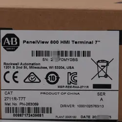 NEW ALLEN BRADLEY 2711R-T7T PANELVIEW 800 HMI CONTROL TERMINAL 7