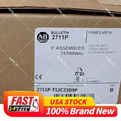 2711P-T12C22D9P ALLEN-BRADLEY NEW SEALED  TOUCH SCREEN PANEL GLASS FREE SHIPPING
