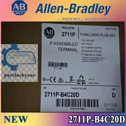 2711P-B4C20D PANELVIEW PLUS 400 HMI TOUCH SER C 24VDC 25W  NEW ALLEN BRADLEY