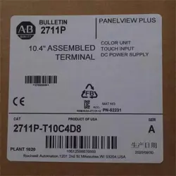 AB ALLEN-BRADLEY 2711P-T10C4D8 PANELVIEW PLUS TERMINAL AB 2711P-T10C4D8