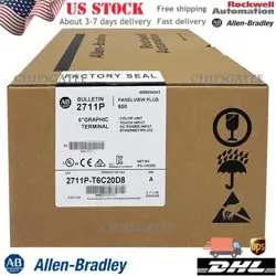 2022 NEW SEALED ALLEN-BRADLEY 2711P-T6C20D8 PANELVIEW PLUS 6 GRAPHIC TERMINAL