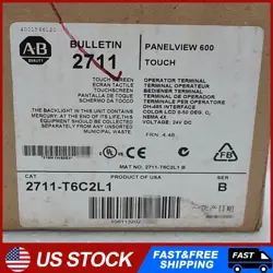 NEW ALLEN-BRADLEY 2711-T6C2L1 PANELVIEW 600 SéRIES B ECRAN TACTILE DH-485 24VDC