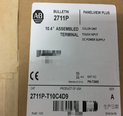 ALLEN-BRADLEY 2711P-T10C4D9 PANELVIEW PLUS 6 1000 10