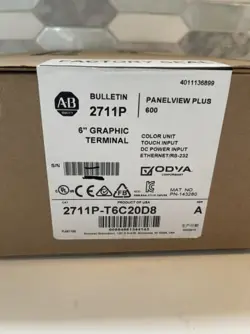 STOCK NEW IN BOX ORIGINAL ALLEN BRADLEY 2711P-T6C20D8 PANELVIEW PLUS 6 GRAPHIC