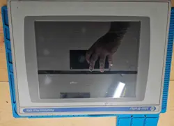 ALLEN-BRADLEY  2711P-RDT10C SERIES B  COLOR TOUCH DISPLAY MODULE USED