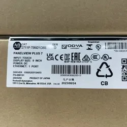 1PC ALLEN-BRADLEY 2711P-T9W21D8S PANELVIEW PLUS 7 TERMINAL 9 INCH 2711P-T9W21D8S