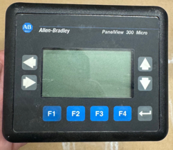 ALLEN BRADLEY 2711-M3A18L1 SER A REV FRN 4.46 PANELVIEW 300 MICRO 24VDC