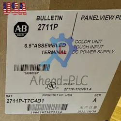 ALLEN BRADLEY 2711P-T7C4D1 SER A PANELVIEW PLUS 700 HMI, 7