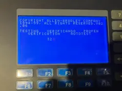 ALLEN BRADLEY 2711-K5A2 SERIES F PANELVIEW 550 MONO KEYPAD/DH-485 AC FRN 4.10