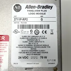 ALLEN BRADLEY PANELVIEW PLUS LOGIC MODULE 2711P-RP2