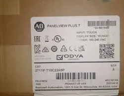 ALLEN-BRADLEY 2711P-T15C22A9P PANELVIEW PLUS 7 GRAPHIC TERMINAL