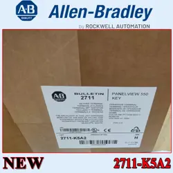 2711-K5A2 ALLEN BRADLEY PANELVIEW 550 MONO KEYPAD/DH-485 AC FRN 4.41 2711K5A2