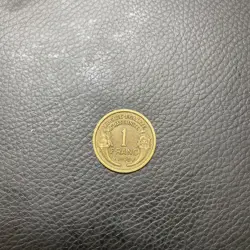 FRANCE THIRD REPUBLIC 1939 COIN WW2 1 FRANC