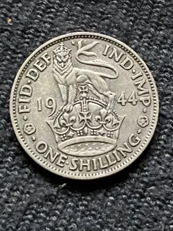 RARE WW2 (1939-1945) YEARS SILVER SHILLING 7 COIN GROUP SET AUNC