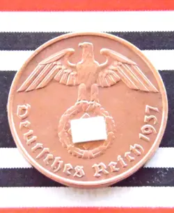 1937 SWASTIKA COPPER