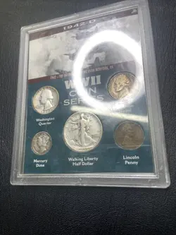 WW2 COIN SET SILVER