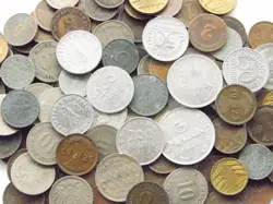 LOT GERMAN COIN 119X DEUTSCHES REICH SWASTIKA REICHSPFENNIG MARK 3RD EMPIRE WW2