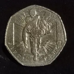 WW2 50P COIN