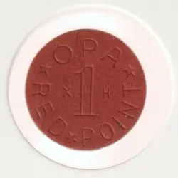 1944 US WWII OPA RED XH RATION TOKEN COLLECTIBLE WW2 COLLECTION OLD WAR COIN USA