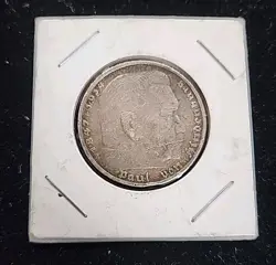 3RD REICH, PRE WW2 ERA 1935 GERMAN SILVER COIN 5 REICHSMARK 