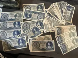 76 EGYMILLIARD MILPENGO HUNGARY WW2 PENGO COLLECTION BANKNOTES  WWII 1946 P-131