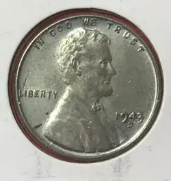 1943D CHOICE AU US LINCOLN 
