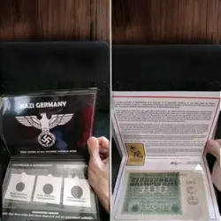 2 SETS! 3RD REICH COINS WORLD WAR 2 GERMAN 1 5 10 REICHSPFENNIG 100 MILLION MARK