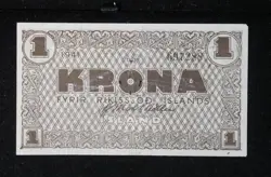 ICELAND KRONA WW2