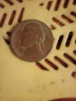 1944 D JEFFERSON NICKEL SILVER WW2 COIN ERROR